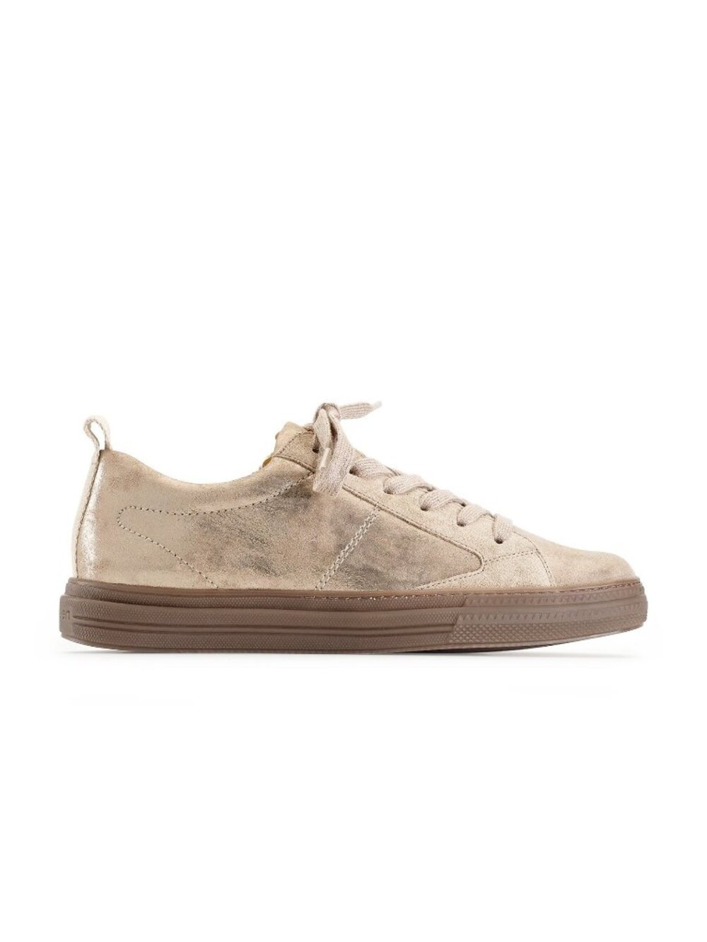 $480 PAUL GREEN CAPRI SNEAKER SHOES CHAMPAGNE ALMOND COMBO 6.5 US (TF5)